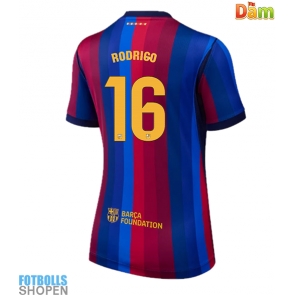 Billiga Barcelona Rodri Hernandez #16 Hemmatröja Dam 2026-27 Kortärmad